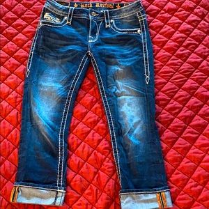 Rock Revival Capri Jeans